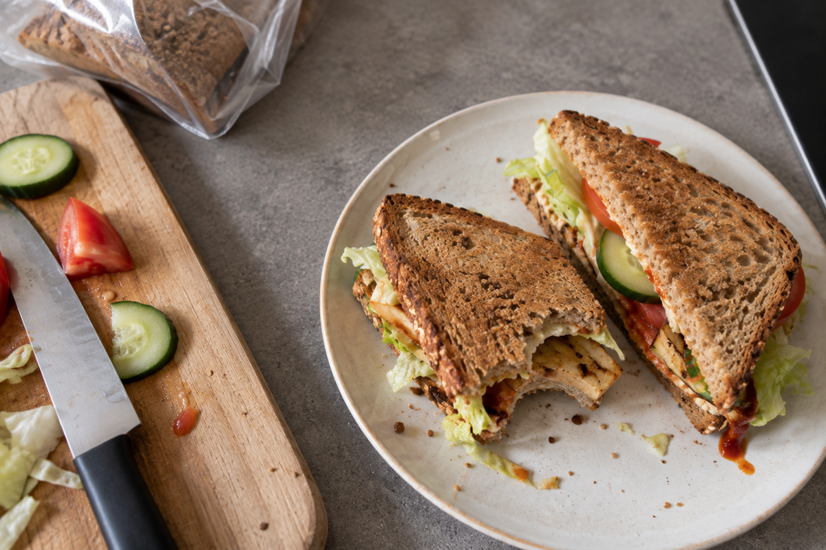Räuchertofu Sandwich