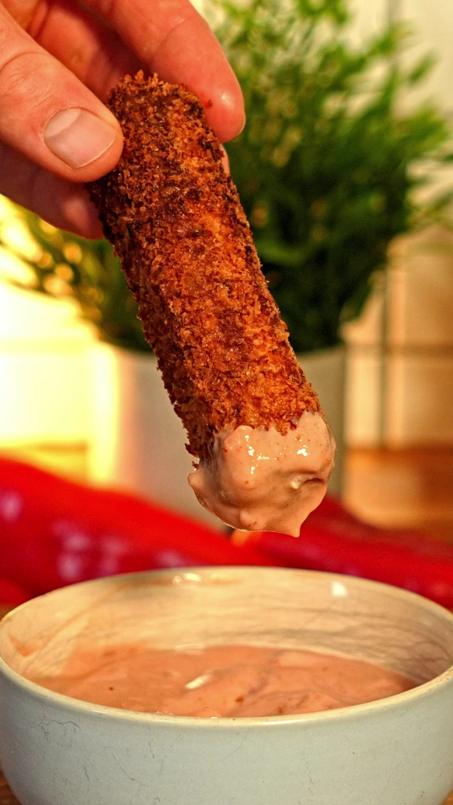 Breaded Tofu Hot Dogs