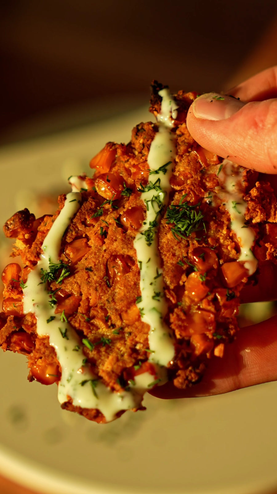 Vegan Corn Fritters
