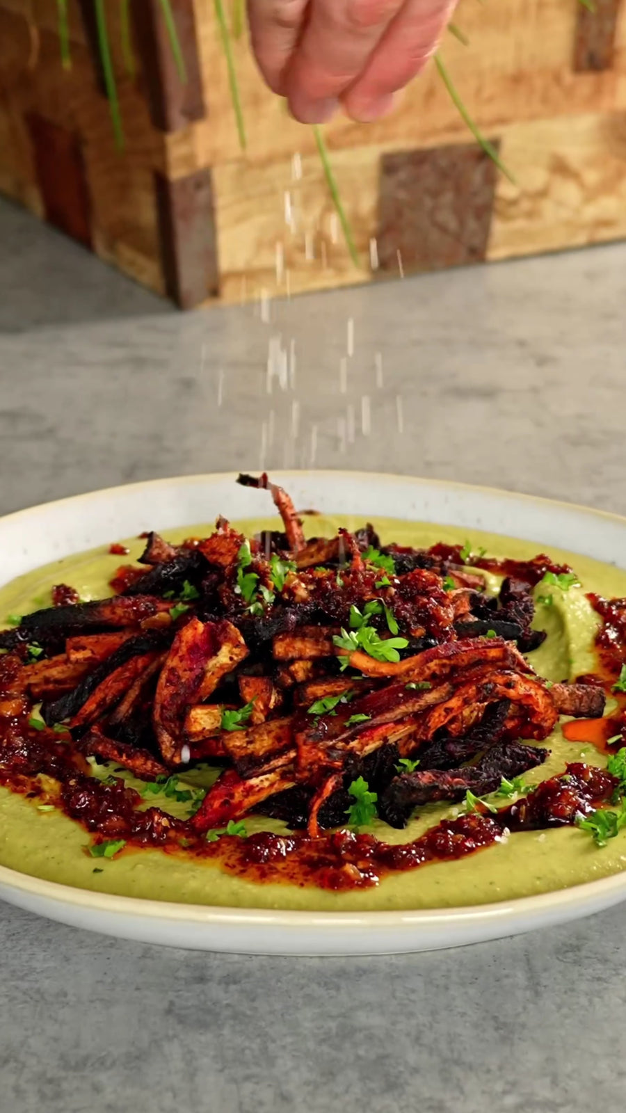 Green Goddess Protein Hummus