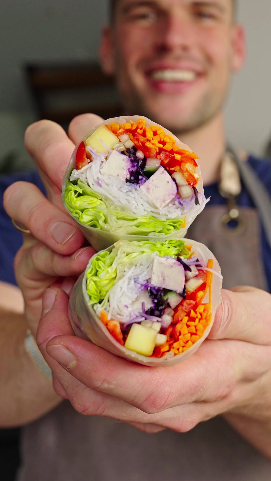 Vegan High Protein Summer Rolls