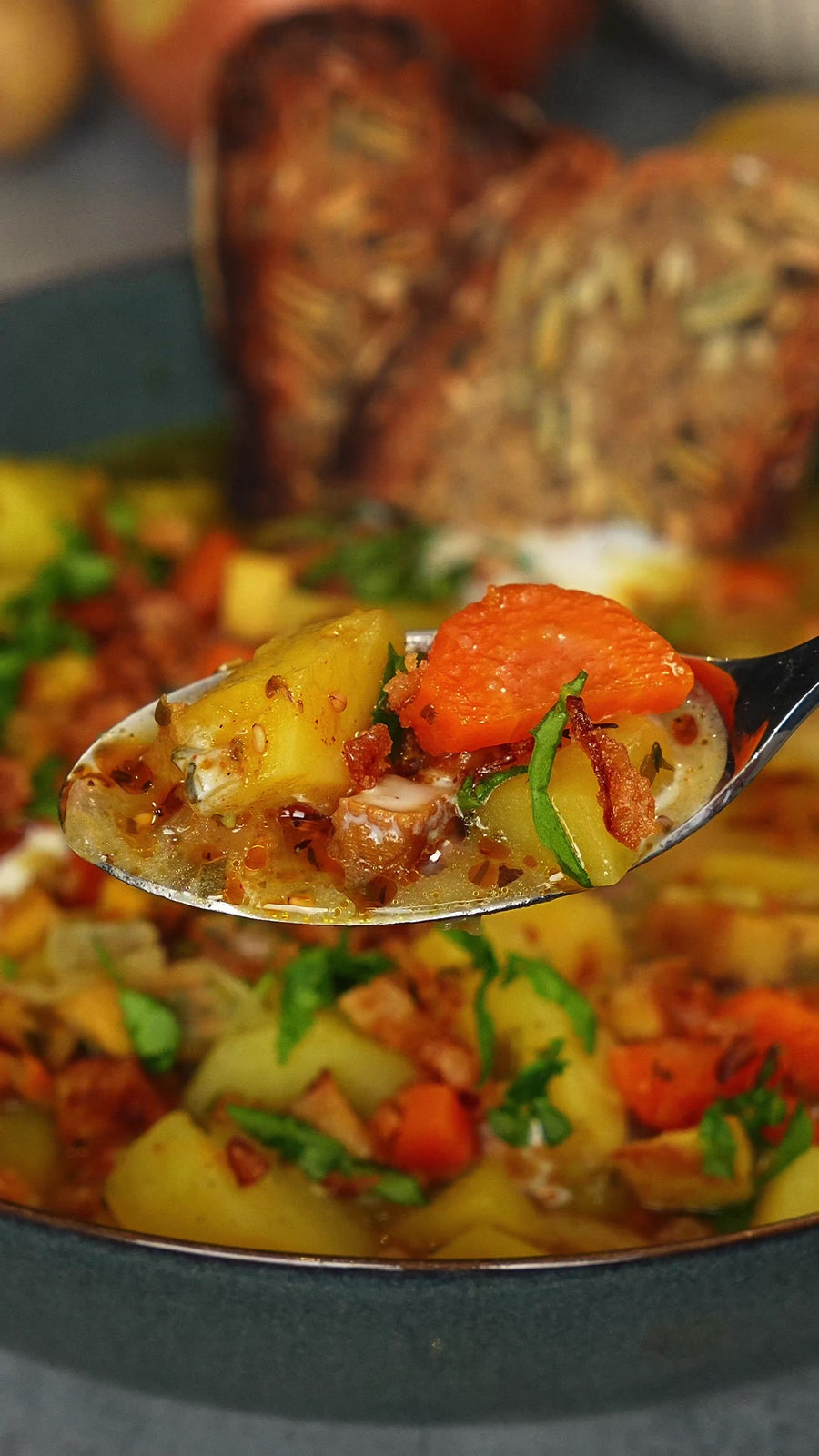 High Protein Potato Soup