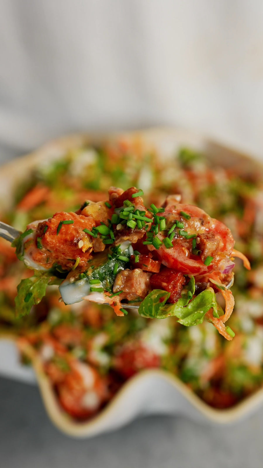 Sweet Potato Salad with BBQ Tofu