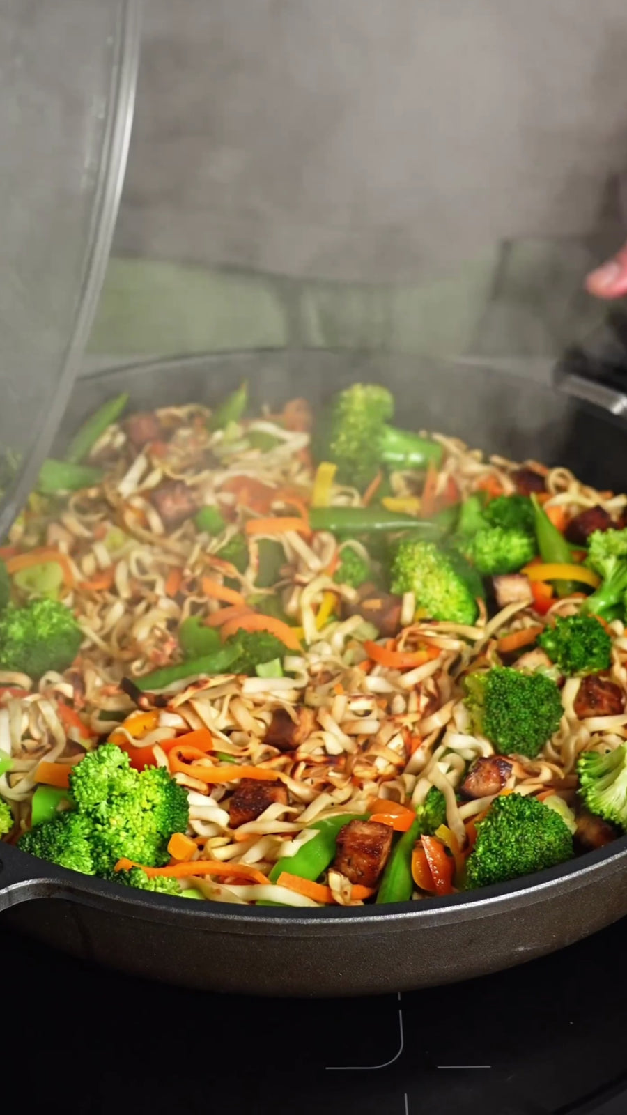 Asian Noodles with Tempeh