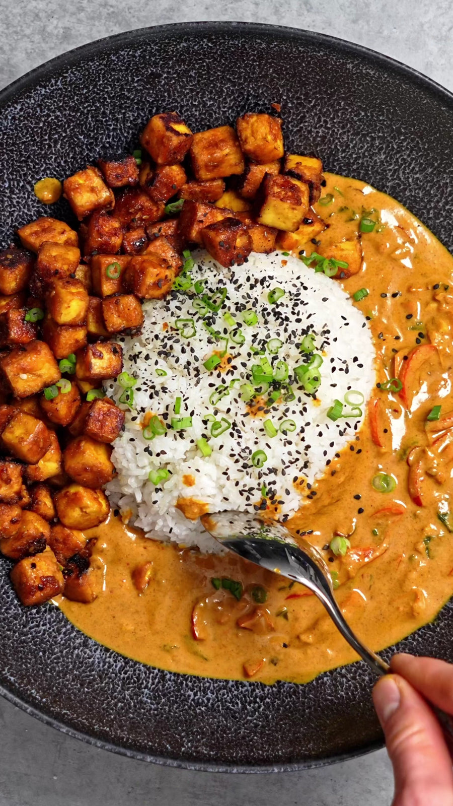 Vegan Peanut Curry with Tofu