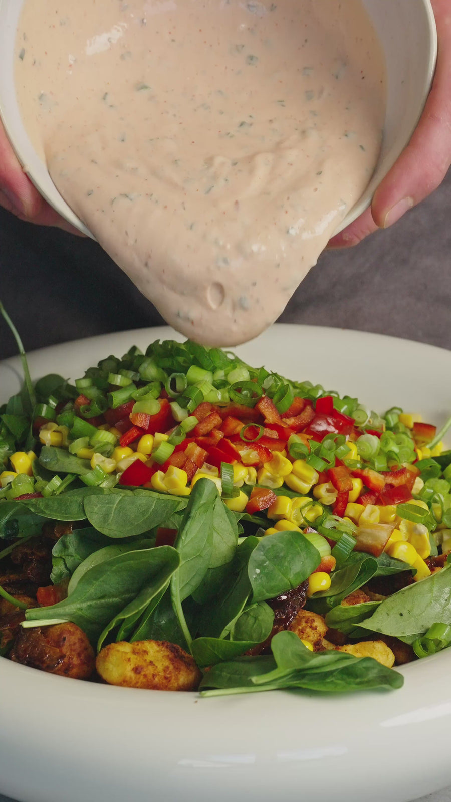 Cheesy Gnocchi Doner Salad